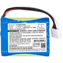Batterie pour Mindray uMEC12 (3400 mAh/37.74 Wh, 11.1 V)