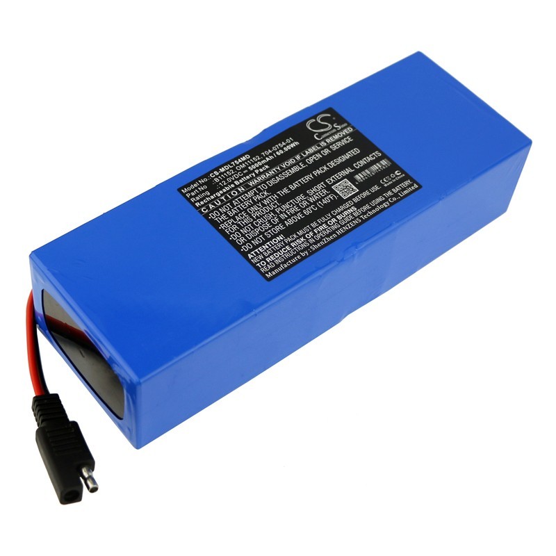 Batterie pour Impact Medical OM11152 (5000 mAh/60 Wh, 12 V)