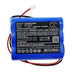 Batterie pour Medsonic MSCPR-1A (2600 mAh/28.86 Wh, 11.1 V)