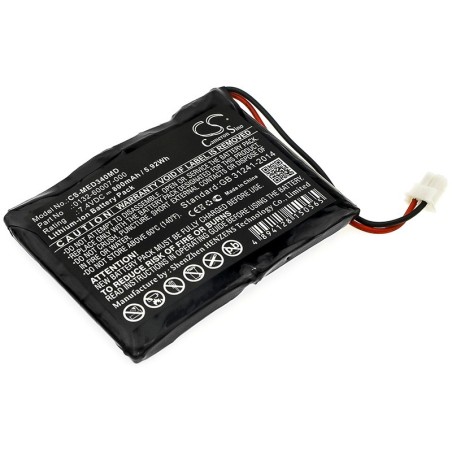 Batterie pour Mediaid 31610 (800 mAh/5.92 Wh, 7.4 V)