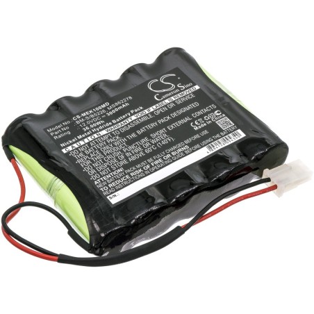Batterie pour Burdick EK10 (3000 mAh/36 Wh, 12 V)