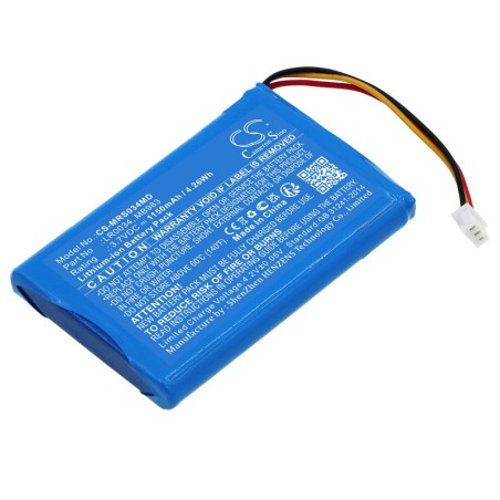 Batterie pour MIR Spirodoc Spirometer (1150 mAh/4.26 Wh, 3.7 V)