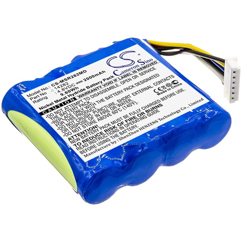 Batterie pour Masimo 14282 (2000 mAh/9.6 Wh, 4.8 V)
