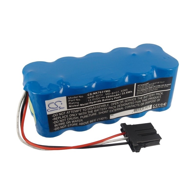 Batterie pour Nihon Kohden TEC-5531 (2800 mAh/33.6 Wh, 12 V)