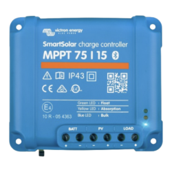 CONTROLEUR SOLAIRE VICTRON SMARTSOLAR MPPT 75/15 - 100V 15A 12/24/36V