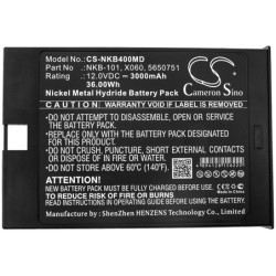 Batterie pour Nihon Kohden TEC825 (3000 mAh/36 Wh, 12 V)