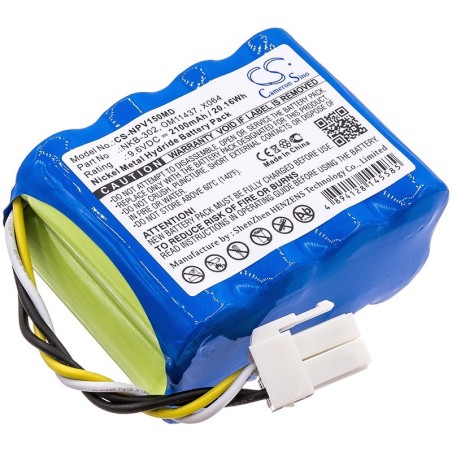 Batterie pour Nihon Kohden B11437 (2100 mAh/20.16 Wh, 9.6 V)
