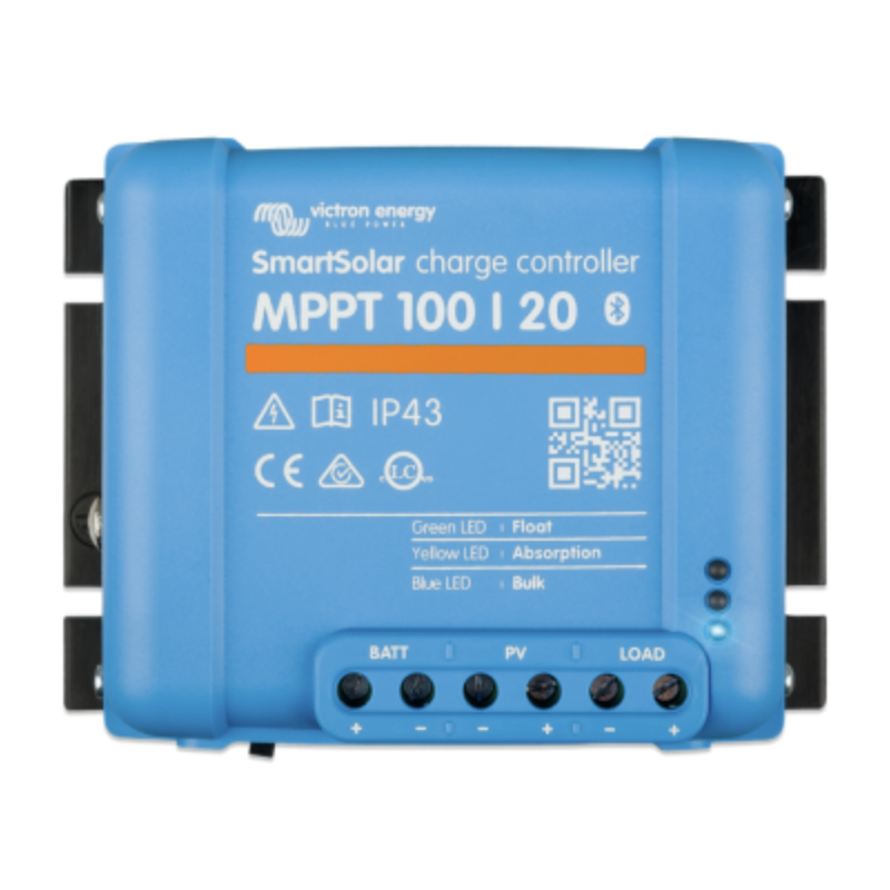 CONTROLEUR SOLAIRE VICTRON SMARTSOLAR MPPT 100/20 - 100V 20A 12/24/36/48V