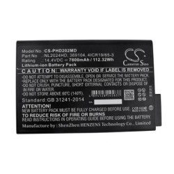 Batterie pour Hamilton C2 (7800 mAh/112.32 Wh, 14.4 V)