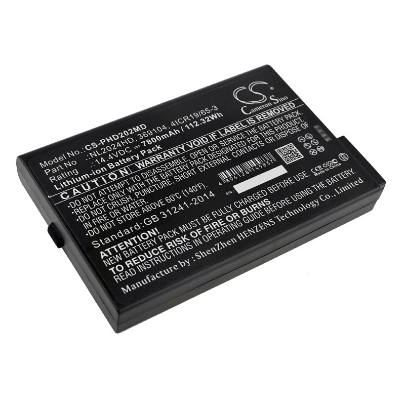 Batterie pour Hamilton C3 (7800 mAh/112.32 Wh, 14.4 V)
