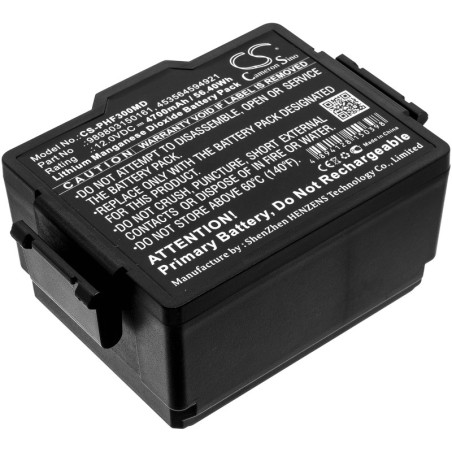 Batterie pour Philips DSA HeartStart FR3 (4700 mAh/56.4 Wh, 12 V)
