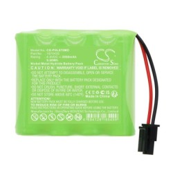 Batterie pour Philips 1870435 (2000 mAh/9.6 Wh, 4.8 V)