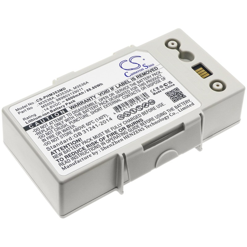 Batterie pour Philips M5055 (6000 mAh/88.8 Wh, 14.8 V)