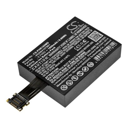 Batterie pour Philips TRNSBV1 Range (1800 mAh/6.66 Wh, 3.7 V)