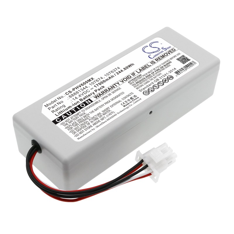 Batterie pour Philips 1056921 (17000 mAh/244.8 Wh, 14.4 V)