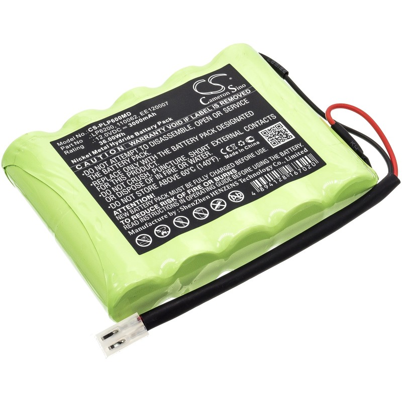 Batterie pour Physio-Control LP7 (3000 mAh/36 Wh, 12 V)