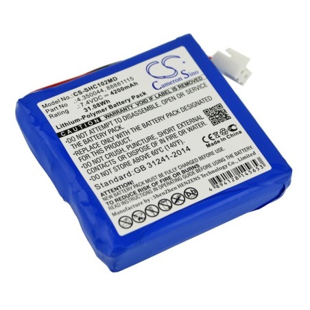 Batterie pour Schiller Cardiovit MS-2007 (4200 mAh/31.08 Wh, 7.4 V)