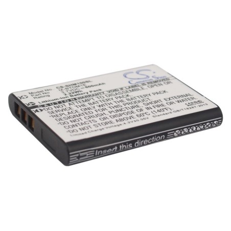 Batterie pour Sharp IZ-BTDM1E (600 mAh/2.22 Wh, 3.7 V)