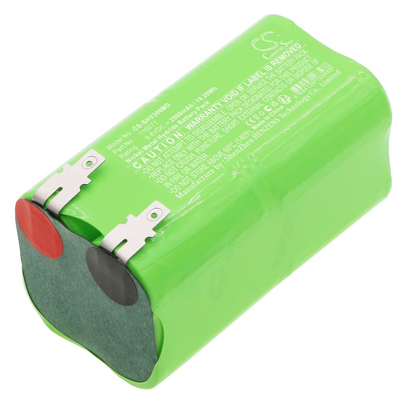 Batterie pour Schiller 110071 (2000 mAh/19.2 Wh, 9.6 V)