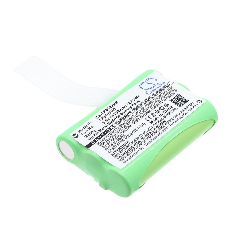Batterie pour Topcom Twintalker 3700 (700 mAh/2.52 Wh, 3.6 V)