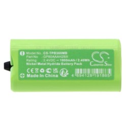 Batterie pour Topcom GP80AAAH2BX (1000 mAh/2.4 Wh, 2.4 V)