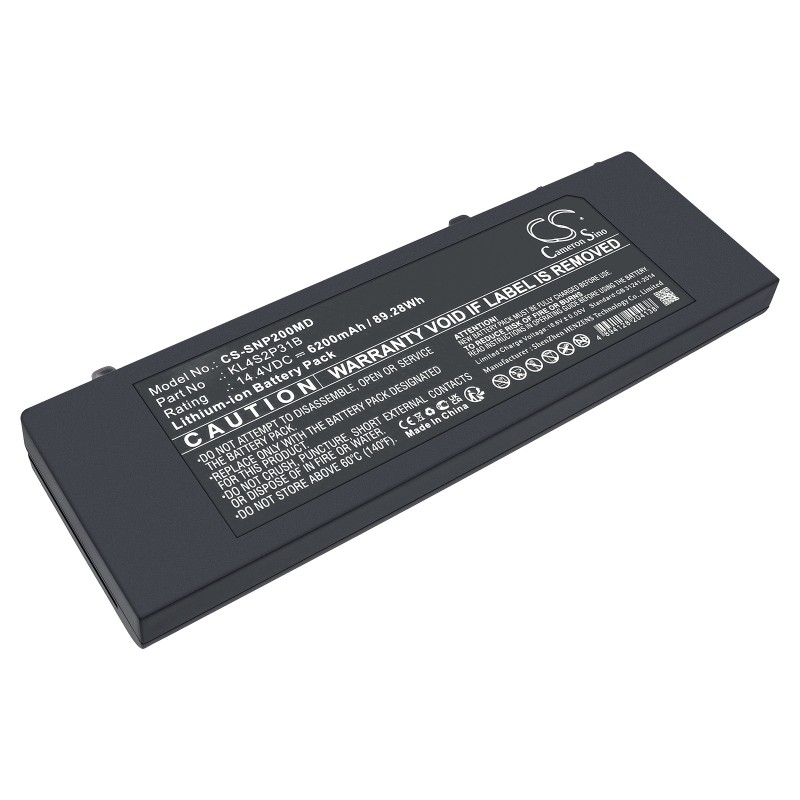 Batterie pour SonoScape E1 Exp (6200 mAh/89.28 Wh, 14.4 V)