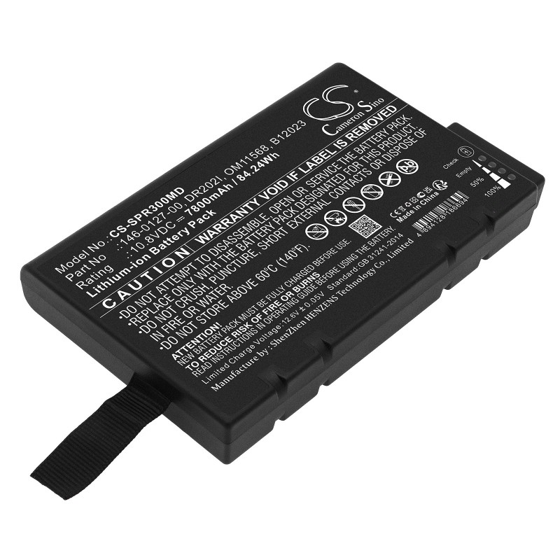 Batterie pour Spacelabs 146-0127-00 (7800 mAh/84.24 Wh, 10.8 V)