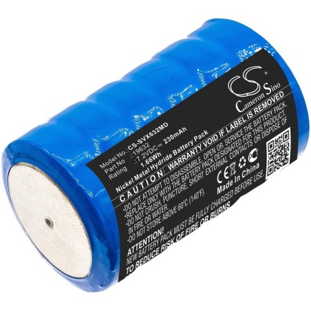 Batterie pour Servox Speech (230 mAh/1.66 Wh, 7.2 V)