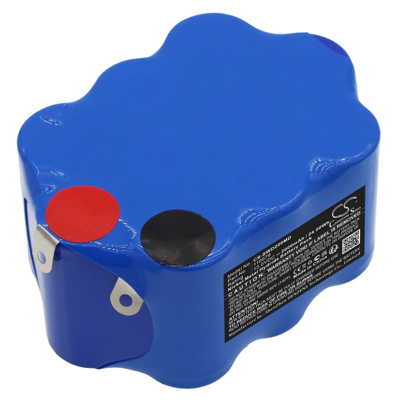 Batterie pour Simonson-Wheel Defibrillator Defi2 (2000 mAh/24 Wh, 12 V)