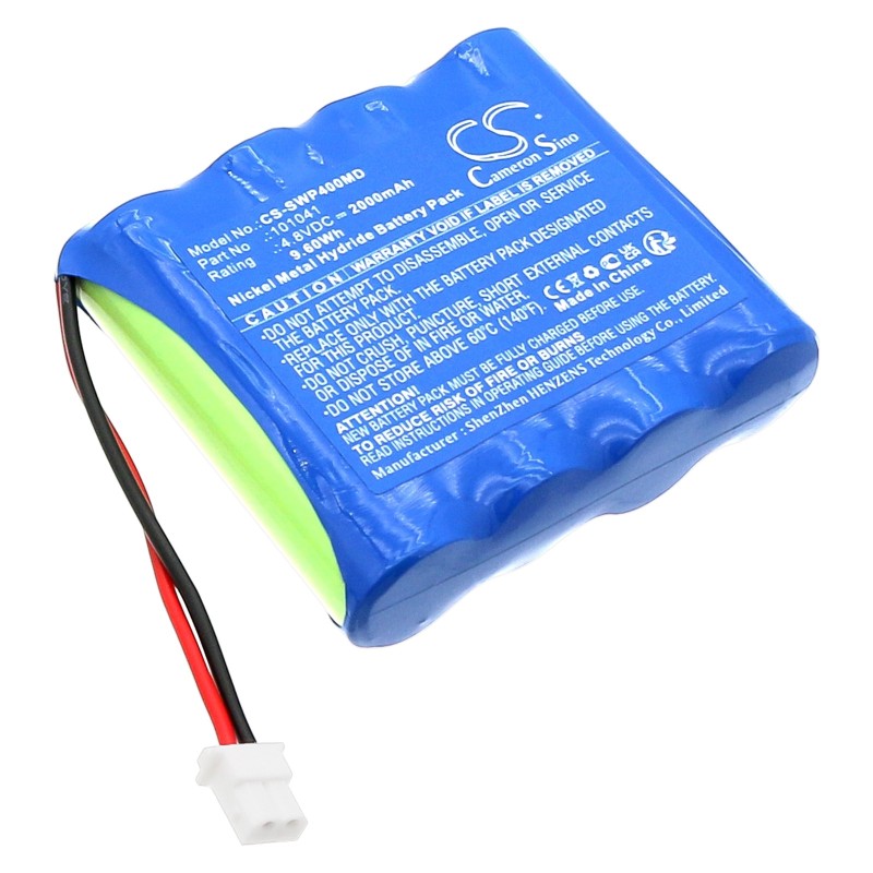 Batterie pour SCHWA 101041 (2000 mAh/9.6 Wh, 4.8 V)
