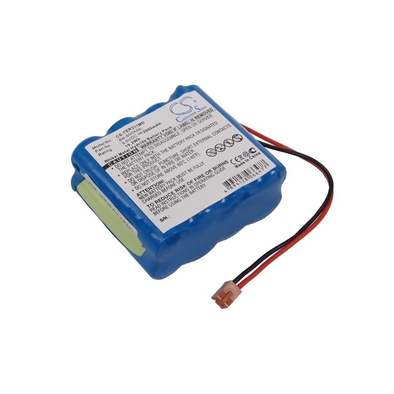 Batterie pour Terumo TE-332 (2000 mAh/19.2 Wh, 9.6 V)