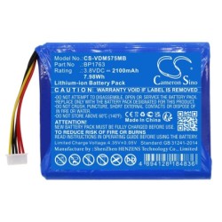 Batterie pour V-Tech VM5255 (2100 mAh/7.98 Wh, 3.8 V)