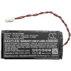Batterie pour Verathon VERSION 2 (1200 mAh/13.32 Wh, 11.1 V)