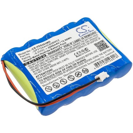 Batterie pour VDW SR2634 (2000 mAh/12 Wh, 6 V)