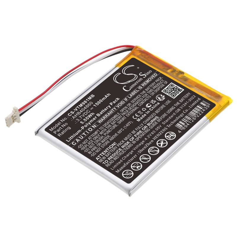 Batterie pour V Tech VM981 (1500 mAh/5.55 Wh, 3.7 V)