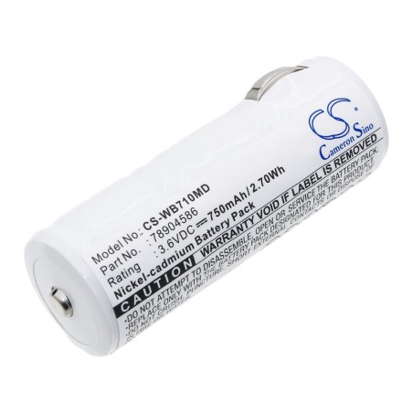 Batterie pour Heine NicaTron-S (750 mAh/2.7 Wh, 3.6 V)