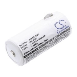Batterie pour Welch-Allyn 70720 (750 mAh/1.8 Wh, 2.4 V)