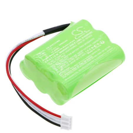Batterie pour Zevex 7231 (2000 mAh/14.4 Wh, 7.2 V)