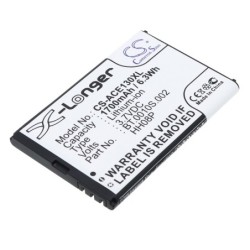 Batterie pour Acer beTouch E140 (1700 mAh/6.29 Wh, 3.7 V)