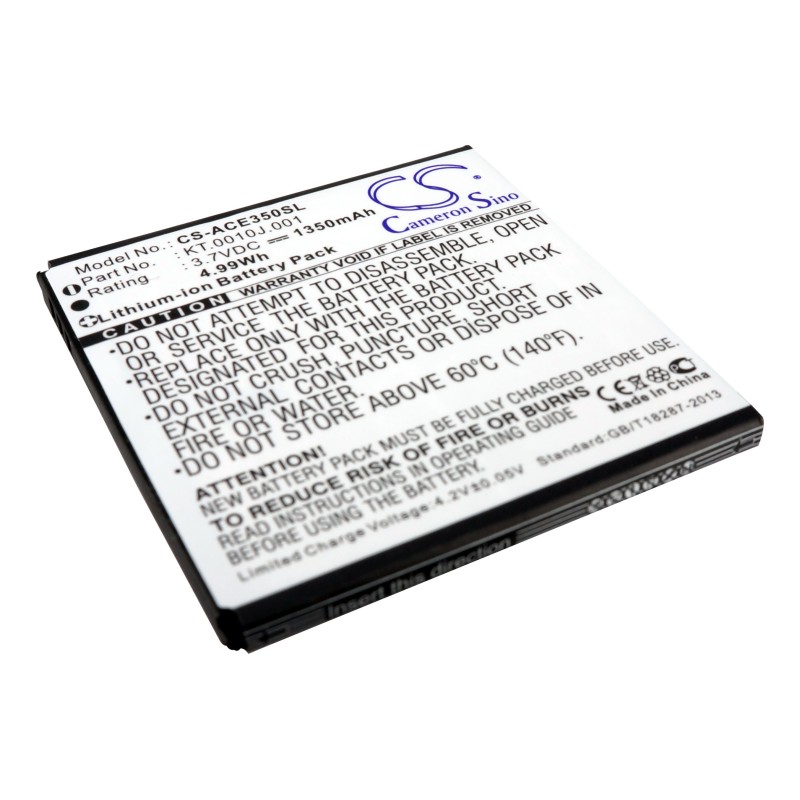 Batterie pour Acer E350 (1350 mAh/5 Wh, 3.7 V)
