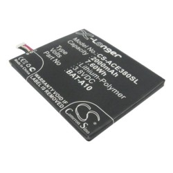 Batterie pour Acer Liquid E3 (2000 mAh/7.6 Wh, 3.8 V)