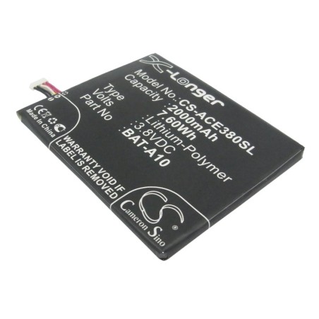 Batterie pour Acer E380 (2000 mAh/7.6 Wh, 3.8 V)