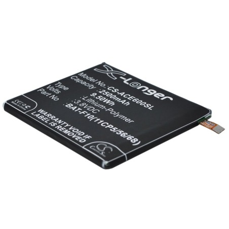Batterie pour Acer KT.0010S.012 (2500 mAh/9.5 Wh, 3.8 V)