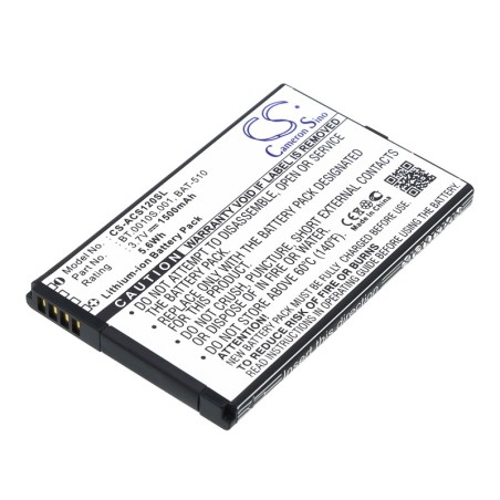 Batterie pour Acer BAT-510 (1500 mAh/5.55 Wh, 3.7 V)