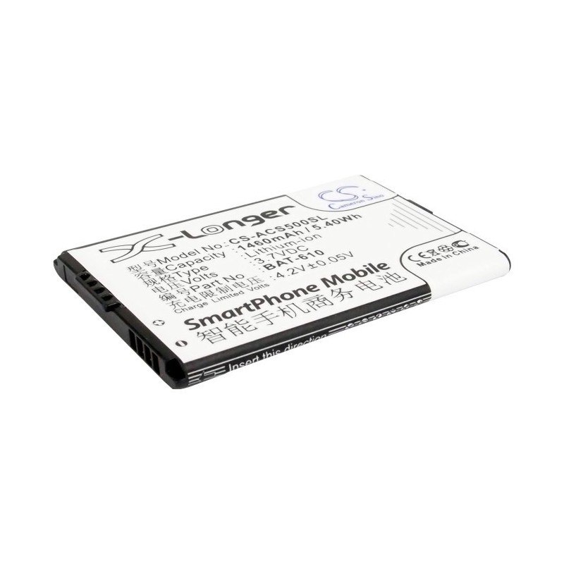 Batterie pour Acer Cloud Mobile (1460 mAh/5.4 Wh, 3.7 V)