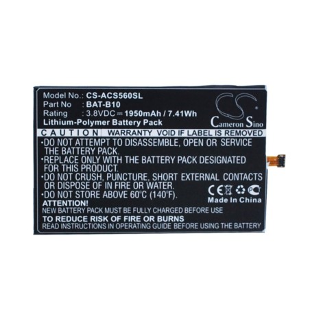 Batterie pour Acer PGF295686HT (1950 mAh/7.41 Wh, 3.8 V)