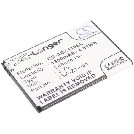 Batterie pour Acer Liquid Z120 (1300 mAh/4.81 Wh, 3.7 V)
