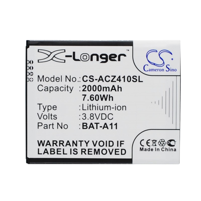 Batterie pour Acer T01 (2000 mAh/7.6 Wh, 3.8 V)