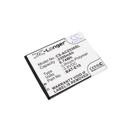 Batterie pour Acer T02 (2300 mAh/8.74 Wh, 3.8 V)