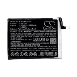 Batterie pour AT&T V340U (3000 mAh/11.55 Wh, 3.85 V)